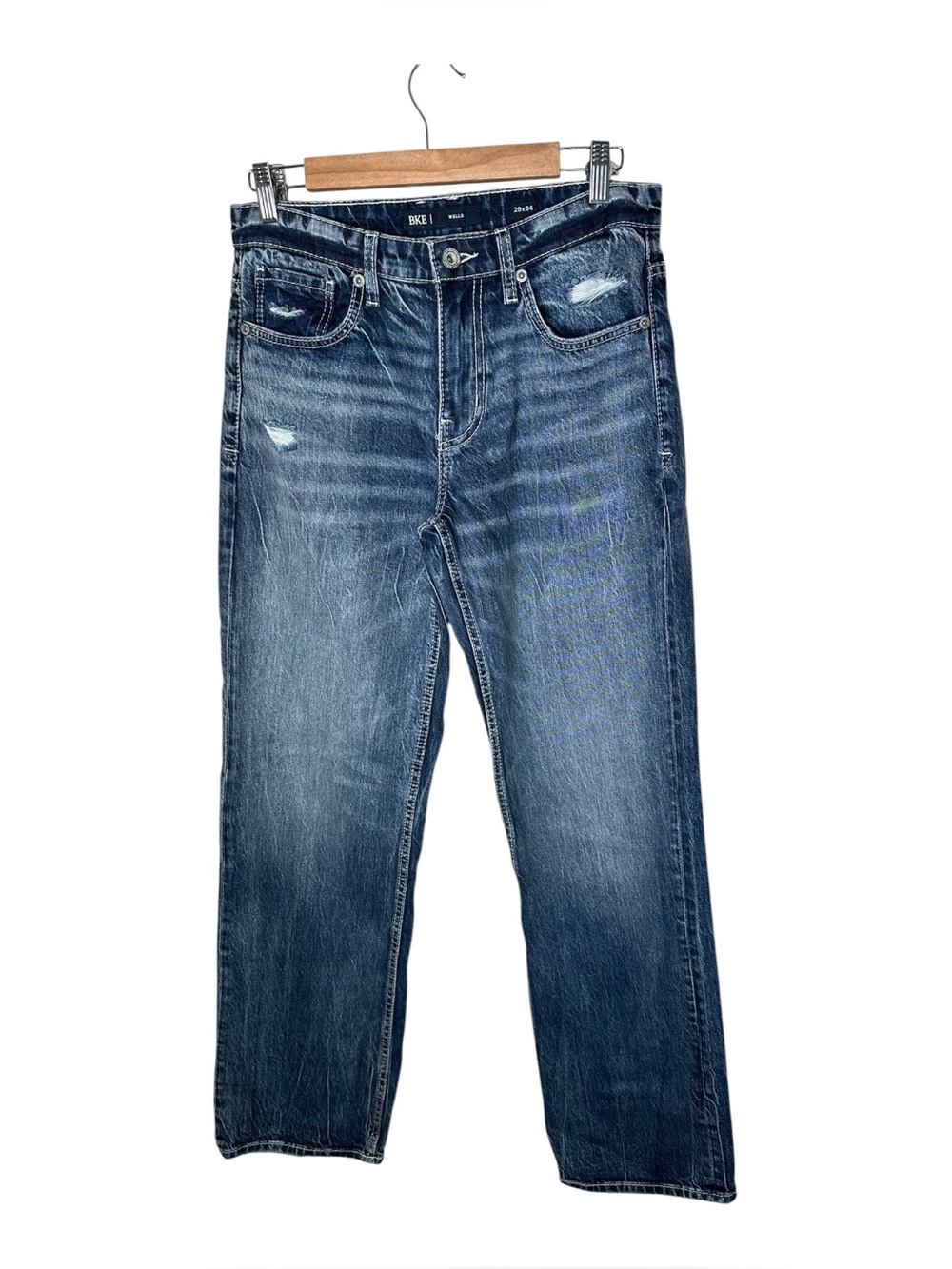 Buckle BKE Wells Jeans Ollie Wash Distressed Size 29 X 34